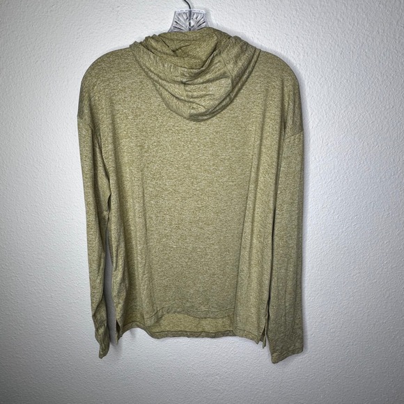 Athleta Uptempo‎ II Hoodie Sweatshirt Olive Green Lounge Athleisure Size L - Picture 7 of 10